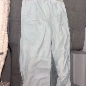 AKIRA Crisp White Trousers